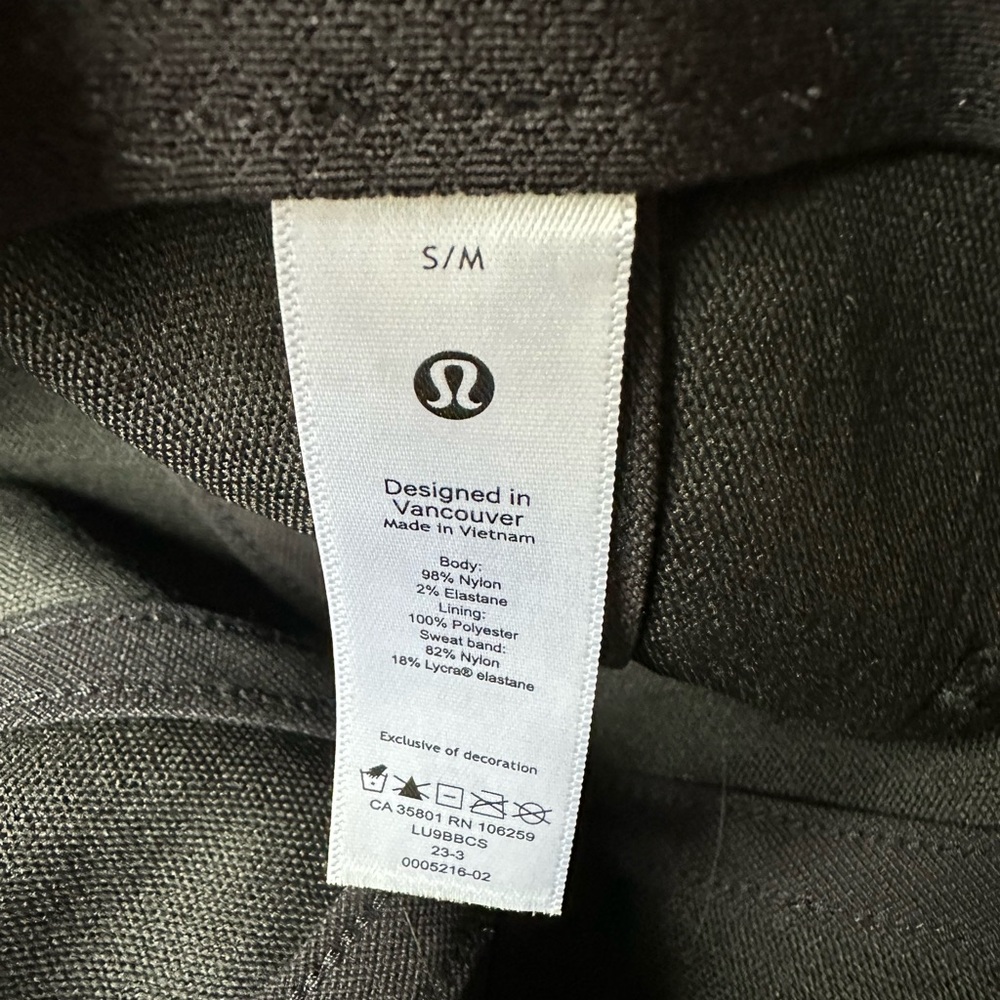 Lululemon black unisex ball cap - Picture 3 of 5